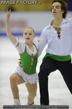 2013-02-27 Milano - World Junior Figure Skating Championships 3130 Annabelle Prolss-Ruben Blommaert GER